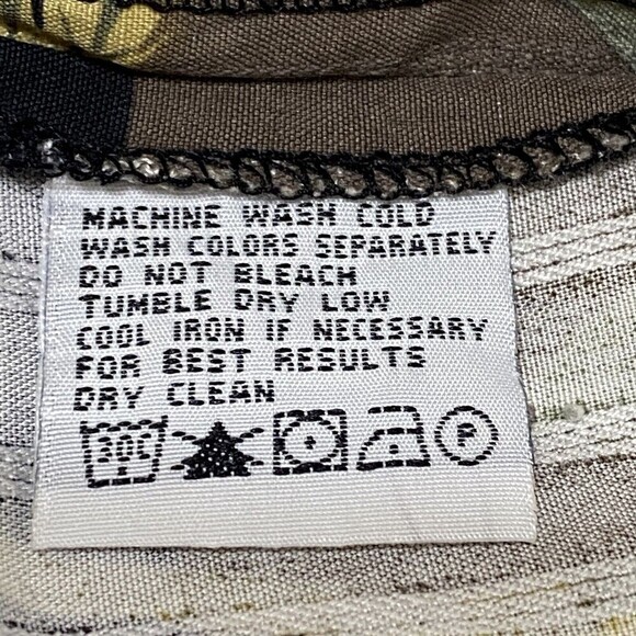 Tommy Bahama Silk Hawaiian Shirt Large Palm Tree Bird of Paradise Aloha Tropical - Picture 6 of 7